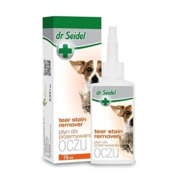 Solutie Perioculara Pentru Caini Si Pisici Dr. Seidel Oczu, 75 ml