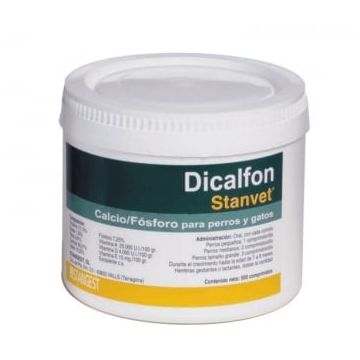 Supliment Nutritiv Pentru Caini Si Pisici Dicalfon, 500 tablete