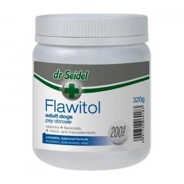 Vitamine Si Minerale Pentru Caini Dr. Seidel Flawitol Adult, 200 tablete