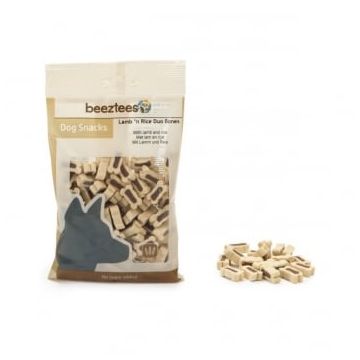 BEEZTEES Snack Oase Duo, recompense câini, cu Miel și Orez, 150g BEEZTEES Snack Oase Duo, recompense câini, cu Miel și Orez, 150g