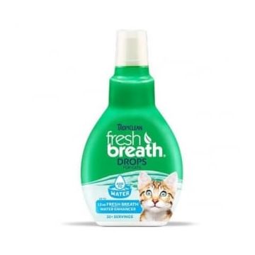 Fresh Breath Drops TropiClean For Cats, 65 ml