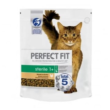 PERFECT FIT Cat Sterile, Pui, hrană uscată pisici sterilizate, 1.4kg