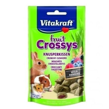 Vitakraft Crossys Snack Rozatoare Wildberry, 50 g