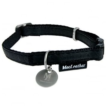 Zgarda Pentru Caini Macleather Negru 25mm