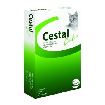 Cestal Cat, 8 cpr masticabile