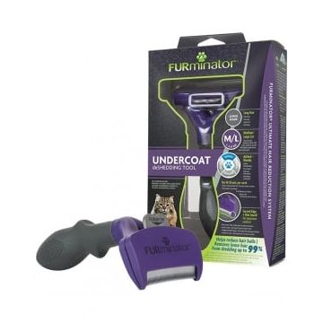 Furminator Perie Pisica Par Lung M/L