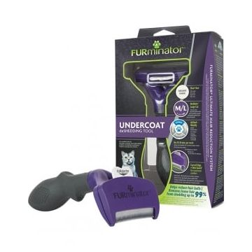 Furminator Perie Pisica Par Scurt M/L