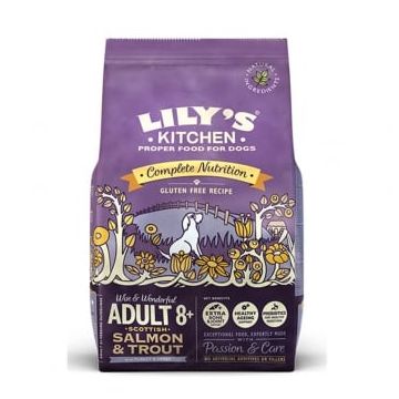 Lily's Kitchen Caine Adult 8+ cu Somon si Pastrav, 7 kg