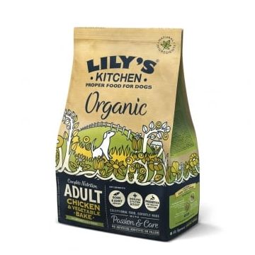 Lily's Kitchen Caine Adult Organic cu Pui si Legume Coapte 1 kg