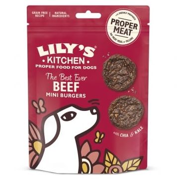 Lily's Kitchen Caine Mini Burgers cu Vita, 70 g