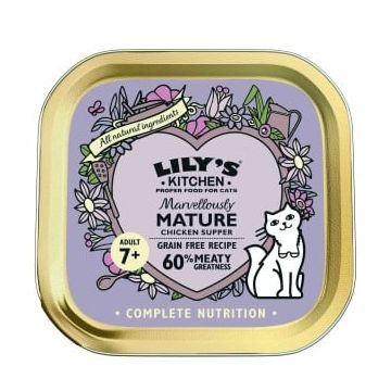 Lily's Kitchen Pisica Senior Pui, 85 g