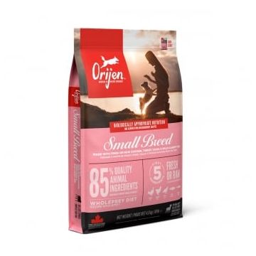 ORIJEN Small Breed, hrană uscată fără cereale câini, 4.5kg