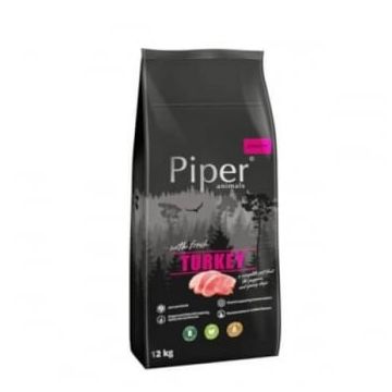 Piper Junior Dog Hrana Uscata cu Curcan, 12 kg