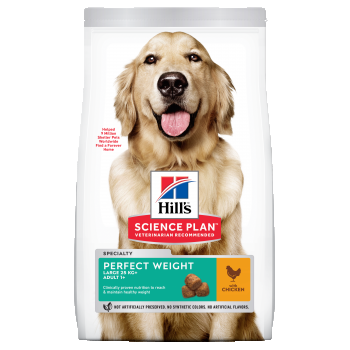 Hill's Science Plan Canine Adult Perfect Weight Large Breed Chicken, 12 kg