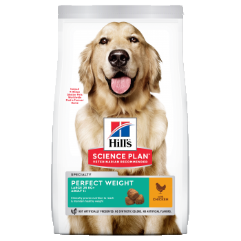 Hill's Science Plan Canine Adult Perfect Weight Large Breed Chicken, 12 kg ieftina