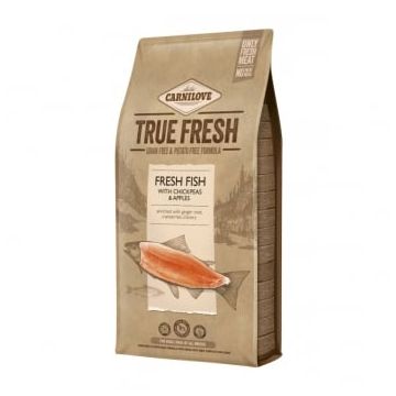 CARNILOVE True Fresh Adult S-XL, Pește proaspăt cu năut și mere, hrană uscată fără cereale câini, 11.4kg