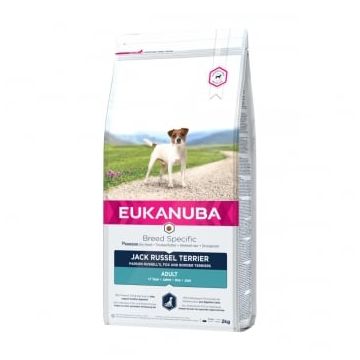 EUKANUBA Breed Specific Adult Jack Russel Terrier, Pui, hrană uscată câini, 2kg