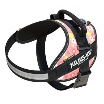JULIUS-K9 IDC Power, ham caini, L, 23-30kg, roz cu flori
