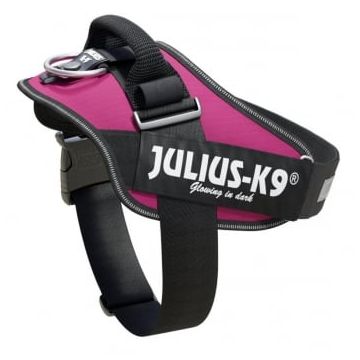 JULIUS-K9 IDC Power, ham câini, M, 14-25kg, roz inchis