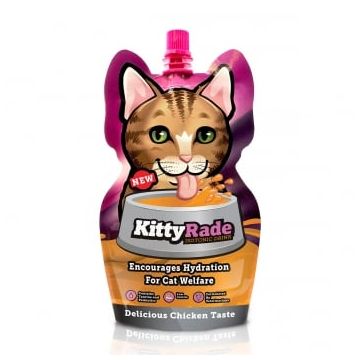 KITTY RADE, suplimente vitalitate, băutură izotonică cu electroliți pisici, Pui, 250ml