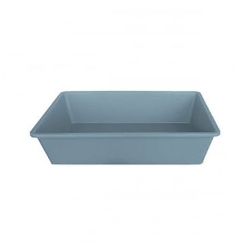 STEFANPLAST Tray 1, litieră simplă pisici, fără ramă, 40x30x10h cm, albastru