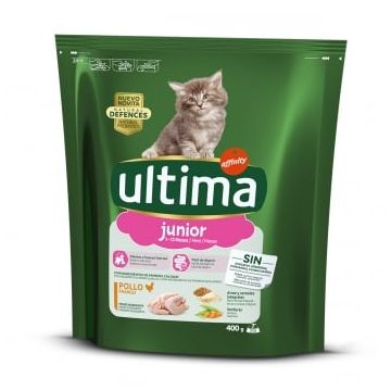 ULTIMA Cat Junior, Pui, hrană uscată pisici junior, 400g