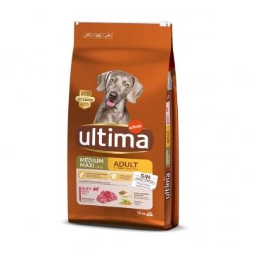 ULTIMA Dog Medium & Maxi Adult, VitÄƒ, hranÄƒ uscatÄƒ cÃ¢ini, 12kg