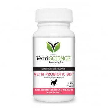 VETRI SCIENCE Vetri Probiotic Bowel Defense, suplimente digestive și probiotice câini, 120tbl masticabile
