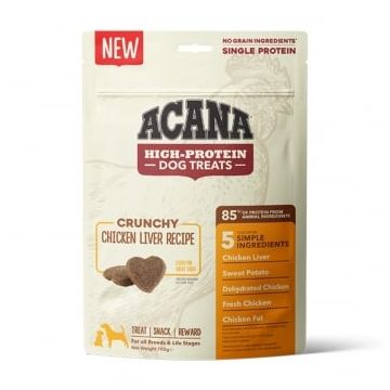 ACANA High Protein Treats, Pui, recompense monoproteice fără cereale câini, 100g