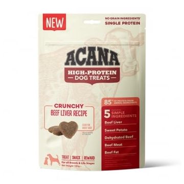 ACANA High Protein Treats, Vită, recompense monoproteice fără cereale câini, 100g