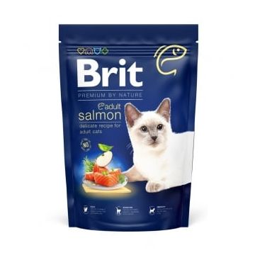 BRIT Premium by Nature, Somon, hrană uscată pisici, 1.5kg