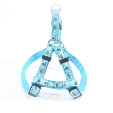 Ham Caini Nylon Mol Model Light Blue Click 10 mm x 22-40 cm