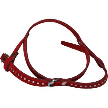 Ham Velur pentru Caini Milan Strasuri 1 Rand 30 cm