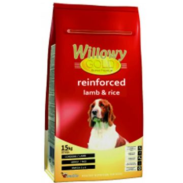 Hrana Uscata Super Premium Caini Willowy Gold Dog Reinforced Lamb & Rice, 15 kg