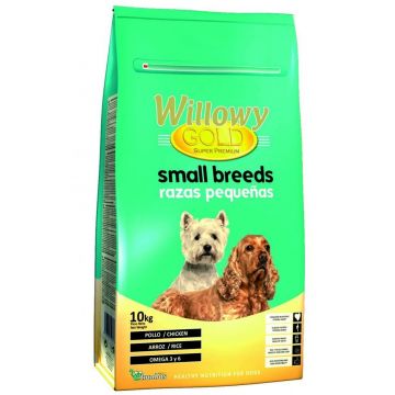 Hrana Uscata Super Premium Caini Willowy Gold Dog Small Breeds, 10 kg