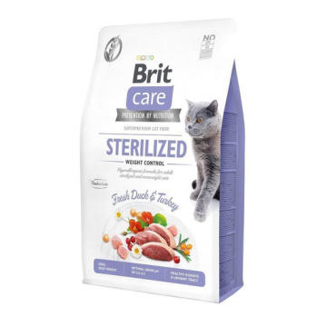 BRIT Care Cat Grain-Free hrana uscata pentru pisici sterilizate, controlul greutatii, 7 kg