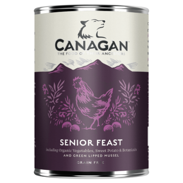 Canagan Dog Grain Free Senior Feast, 400 g ieftina