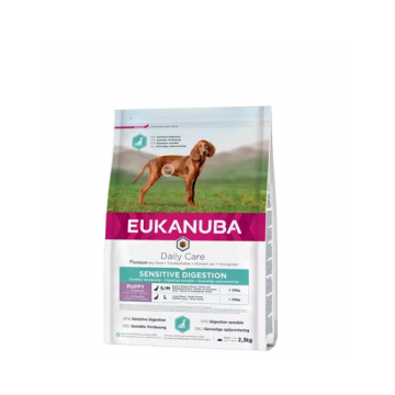 EUKANUBA Daily Care Sensitive Digestion Puppy Chicken 2,3 kg hrana pentru catelusi cu sensibilitati digestive