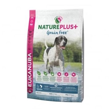 EUKANUBA Grain Free Adult S-XL, Somon, hrană uscată câini, 10kg