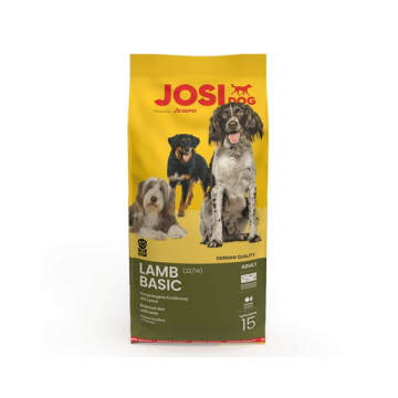 JOSERA JosiDog Lamb Basic hrana caini adulti, cu miel 15kg