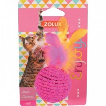 Jucarie Pisica Zolux Elastic Ball, 350x45x110 mm