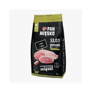 PAN MIĘSKO hrana completa pisici S 1,6 kg, curcan si gasca