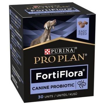 Purina Pro Plan FortiFlora Canine Probiotic, 30 tablete masticabile