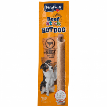 Recompensa caini, Vitakraft Beef Stick Hot Dog, 30 g ieftina