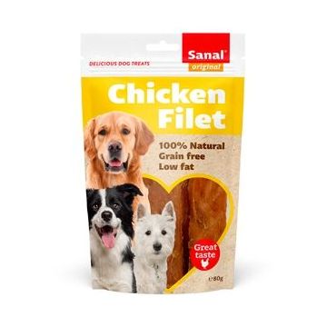 Sanal Dog Chicken Fillet Doypack, 80 g