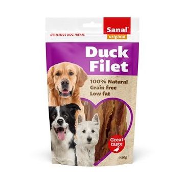 Sanal Dog Duck Fillet Doypack, 80 g