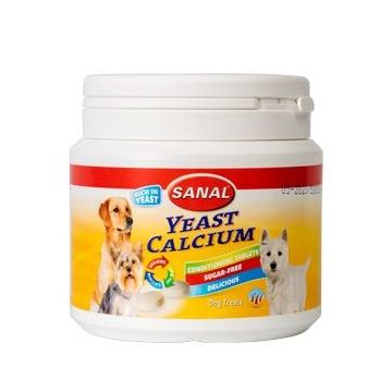 Sanal Dog Yeast Calcium, 350 g de firma originala