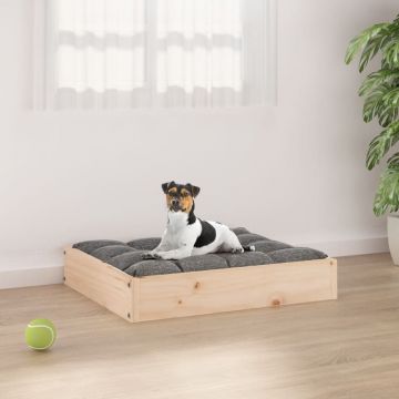 vidaXL Pat pentru câini, 51,5x44x9 cm, lemn masiv de pin