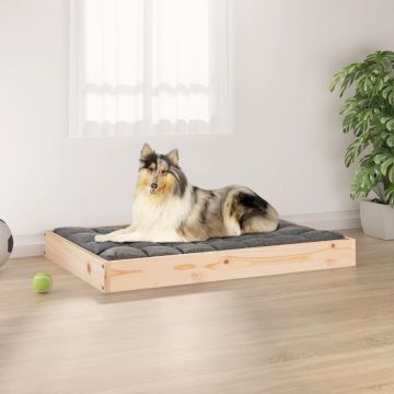 vidaXL Pat pentru câini, 91,5x64x9 cm, lemn masiv de pin