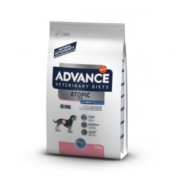 ADVANCE Veterinary Diets Atopic Mini, XS-S, dietă veterinară câini, hrană uscată, afecțiuni dermatologice, 7.5kg